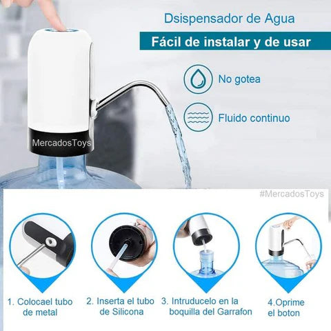 ¡Dispensador Automático para Botellón Recargable - AquaPump™!!